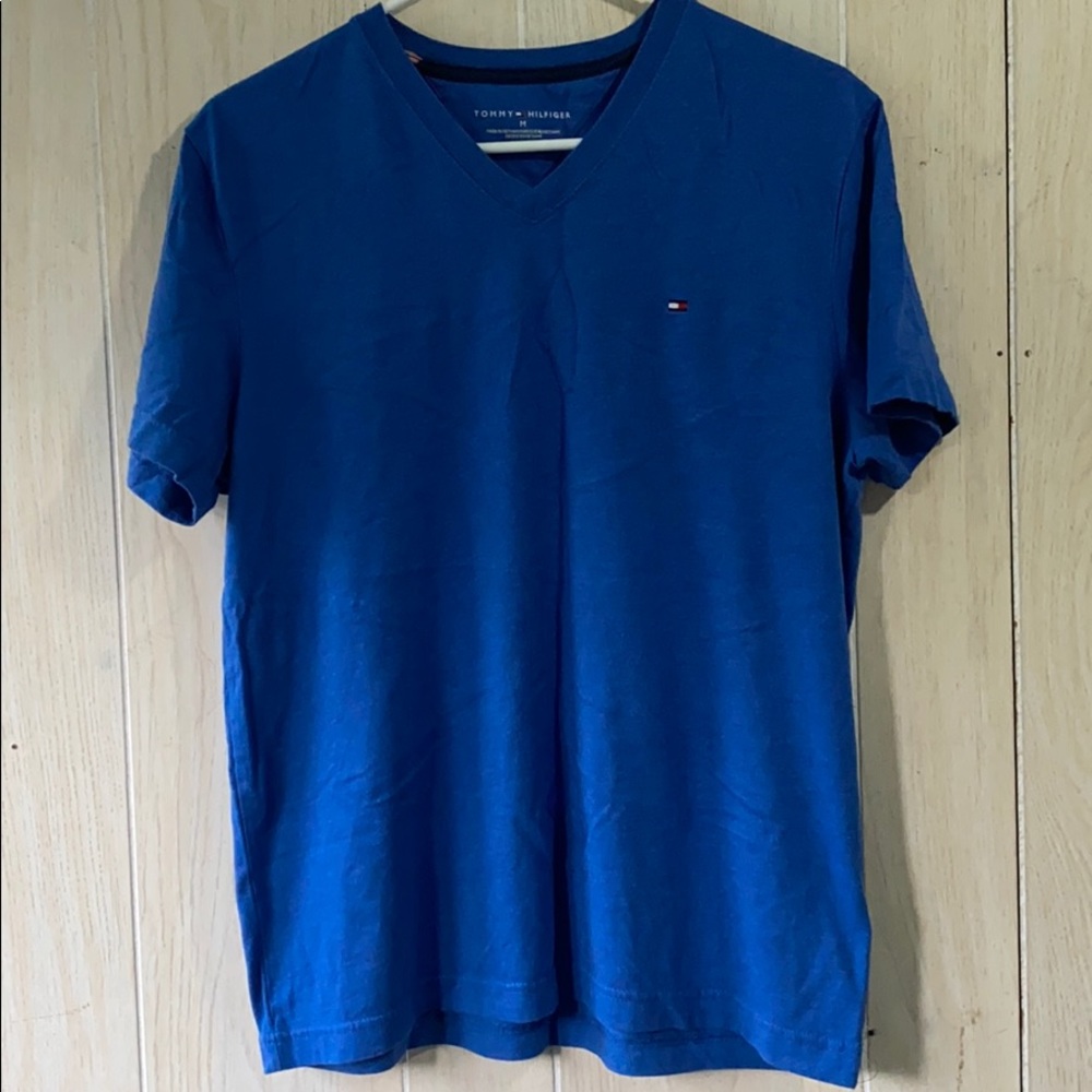 Tommy Hilgure Blue Tee